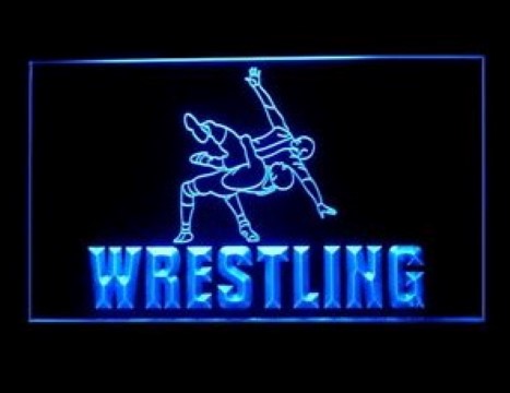 Wrestling Fight LED Neon Sign